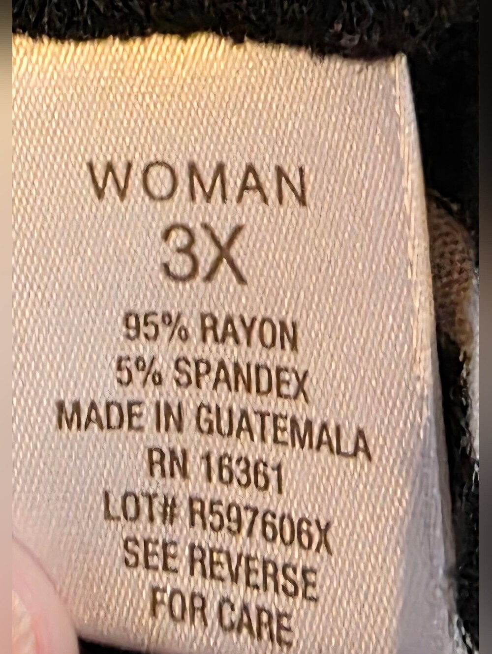 Dress Barn Handkerchief Hem Skirt With Assymetrical Seams On Front 3X - Picture 3 of 4